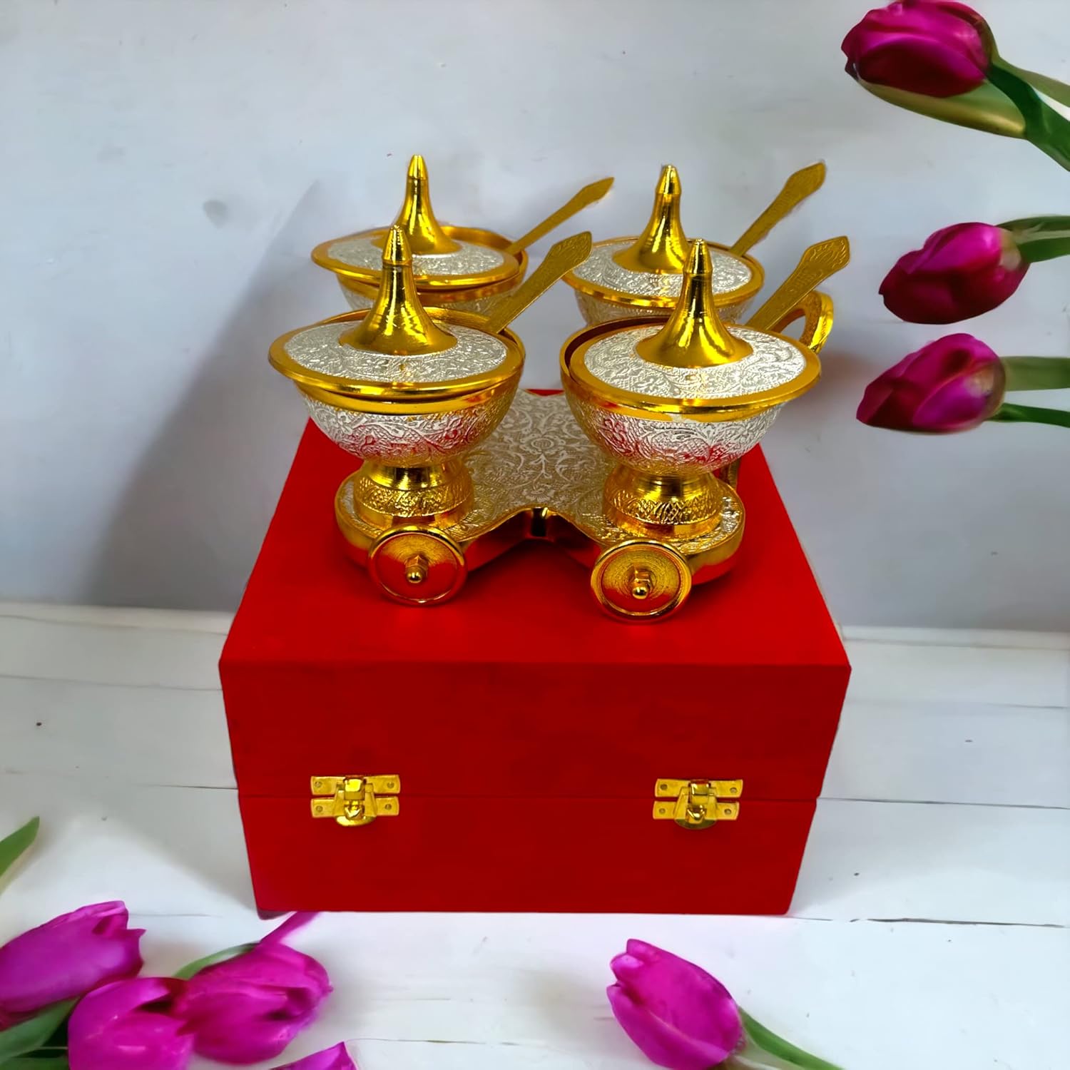 Anand Crafts German Silver Gift Items for Marriage 