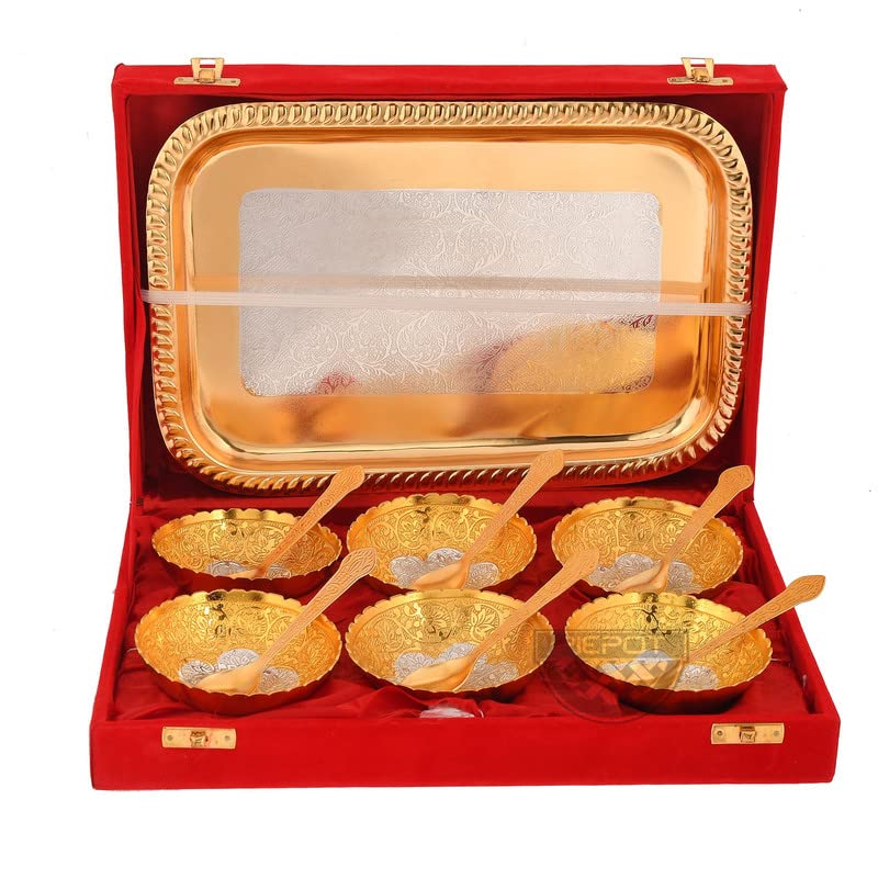 Anand Crafts Traditional Bowl Set of 13 Pc 