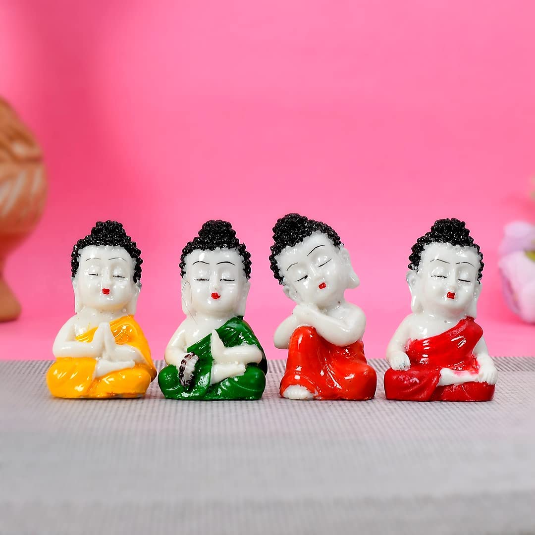 Anand Crafts Polyresin Little Baby Monk Idol Statue