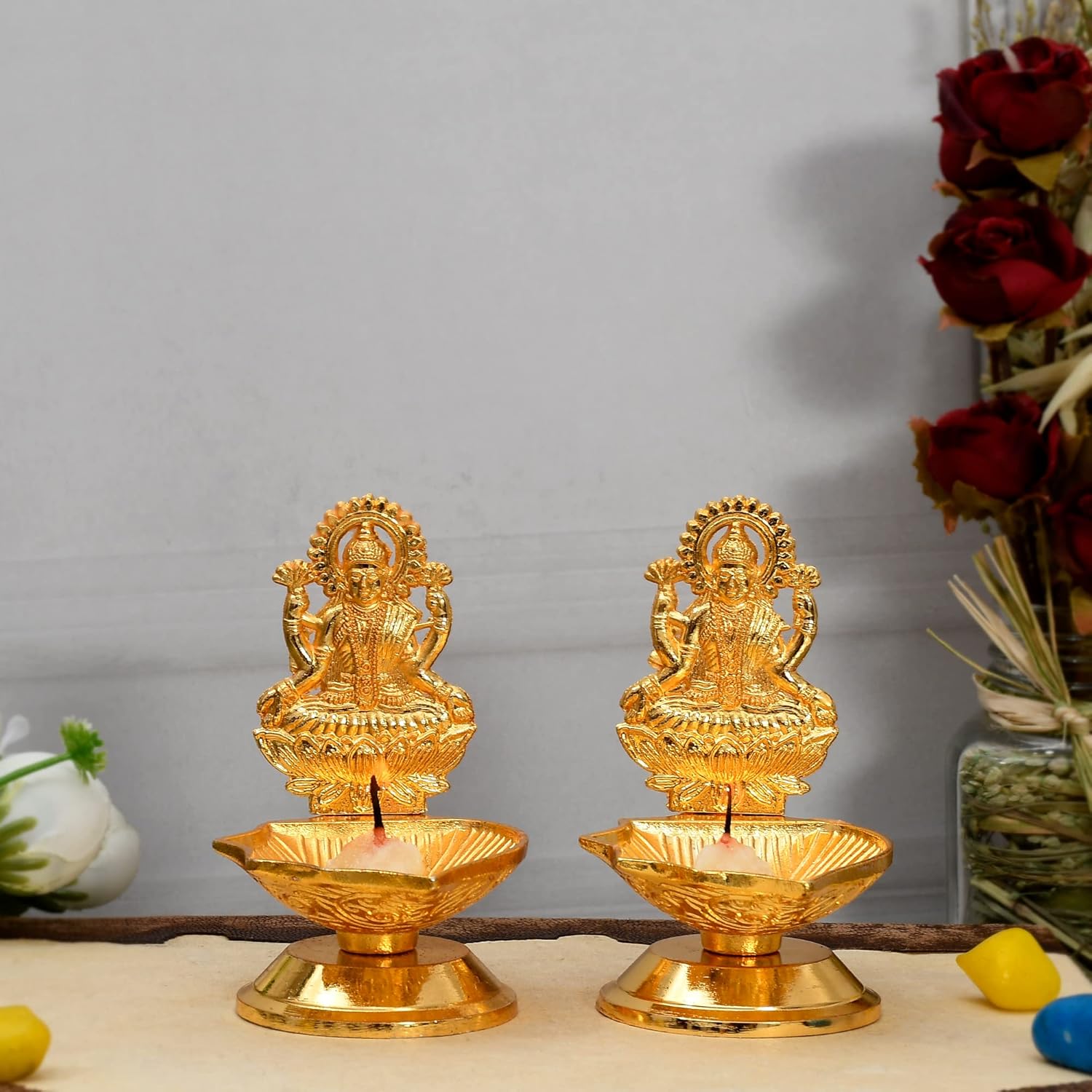 Anand Crafts Laxmi Ganesh Idol Set for Diwali Pooja